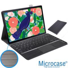 Microcase Samsung Tab S8+ Plus T800 Bluetooth Touchpad Klavye+Standlı Kılıf-BKK2