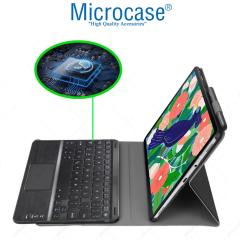 Microcase Samsung Tab S8+ Plus T800 Bluetooth Touchpad Klavye+Standlı Kılıf-BKK2