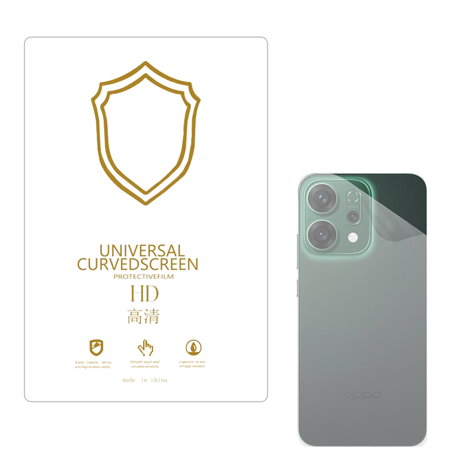 Microcase Oppo Reno 14 ile Uyumlu Full Tpu Nano Arka Ekran Koruma Filmi - EKM102