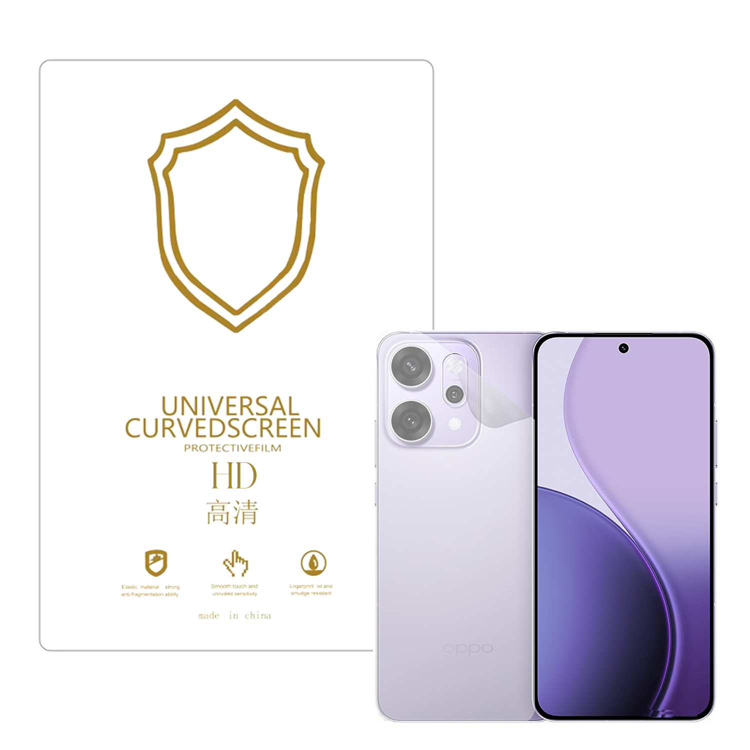 Microcase Oppo Reno 14 Pro ile Uyumlu Full Tpu Nano Arka Ekran Koruma Filmi - EKM102
