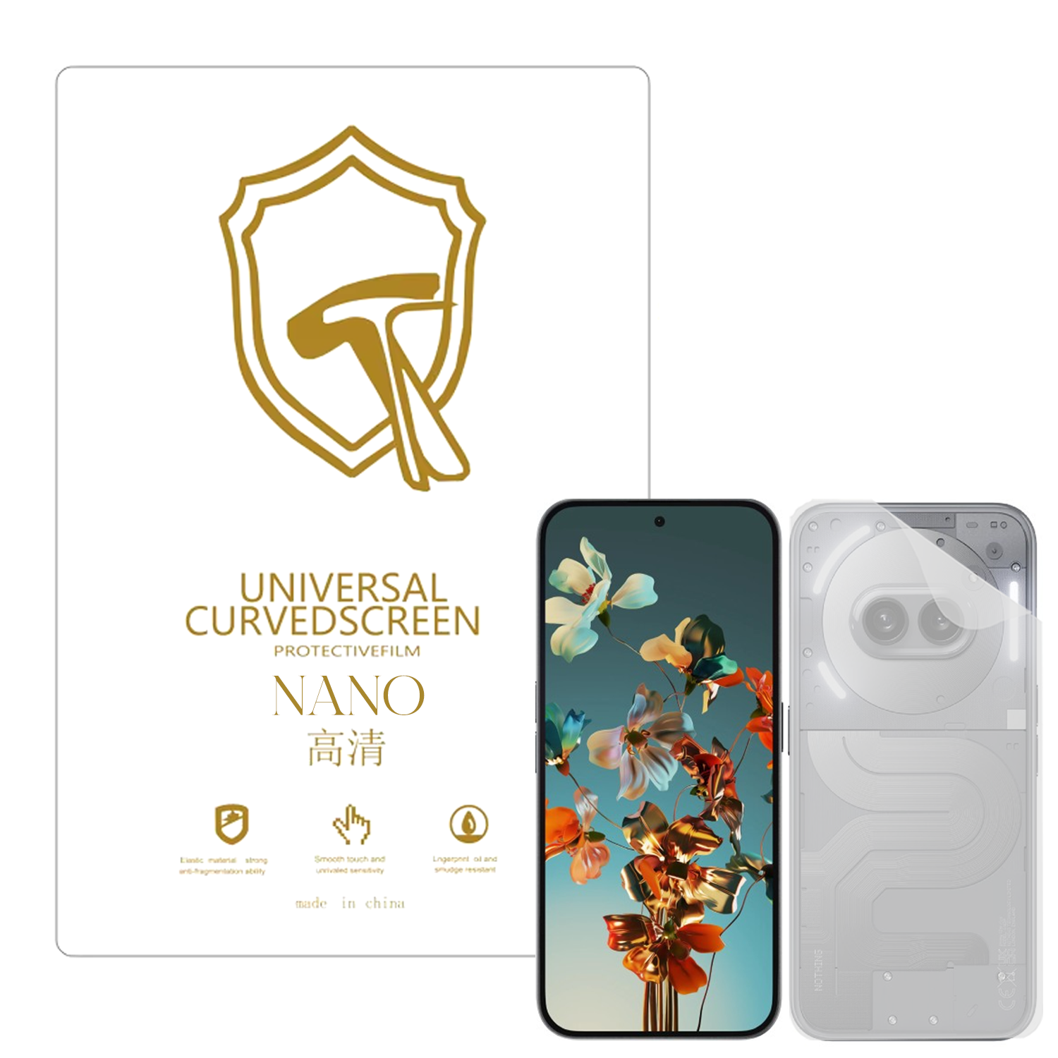 Microcase Nothing Phone 2A Plus ile Uyumlu Full Tpu Nano Arka Ekran Koruma Filmi - EKM102