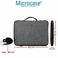 Microcase Apple iPad Pro 11  2024   Tablet için  Tablet Çanta + Bluetooth Klavye + Mouse + Tablet Standı - AL8112