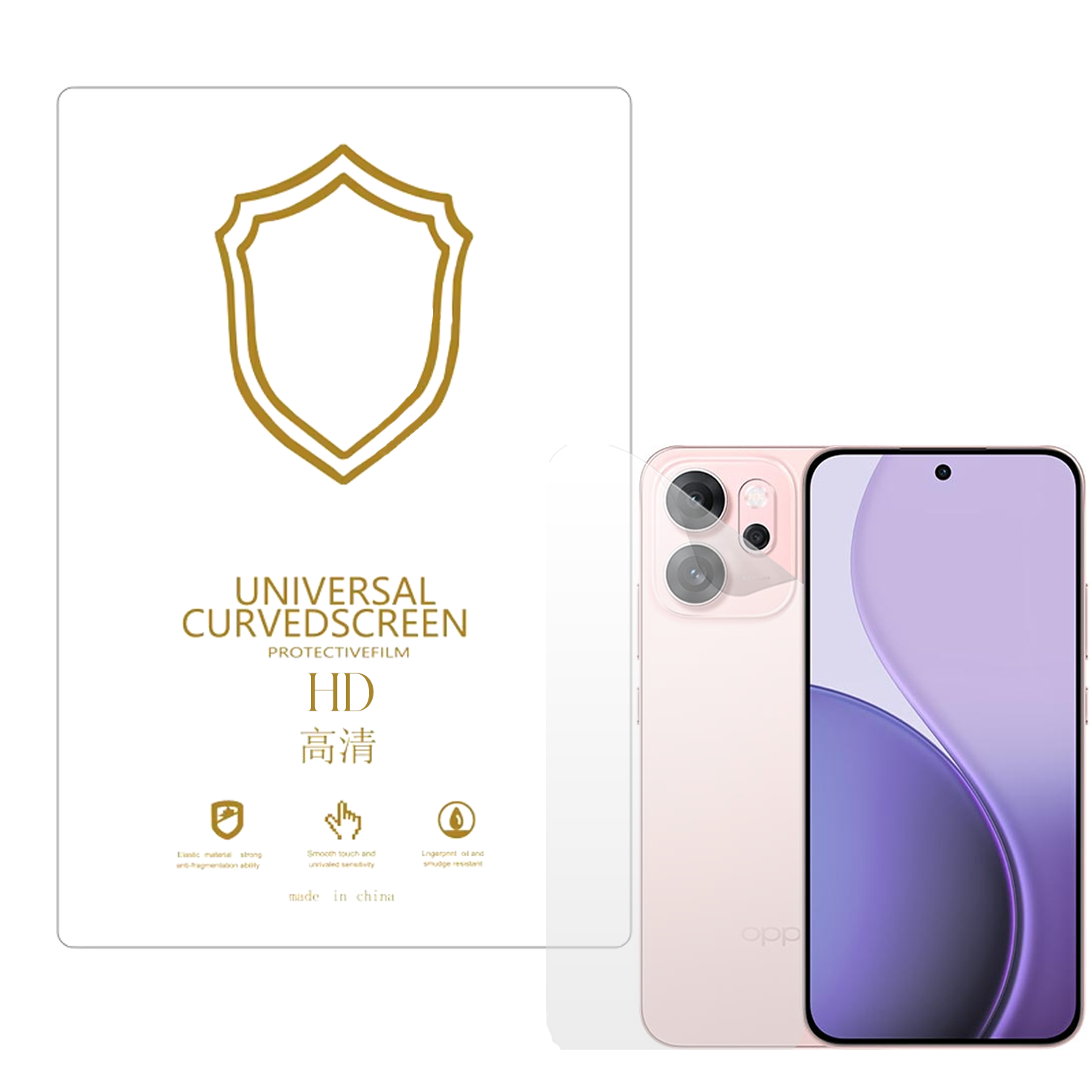 Microcase Oppo Reno 14F ile Uyumlu Full Tpu Nano Arka Ekran Koruma Filmi - EKM102