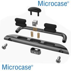Microcase Apple Watch Seri 6 44 mm Metal Kordon Kayış Adaptörü - Gümüş