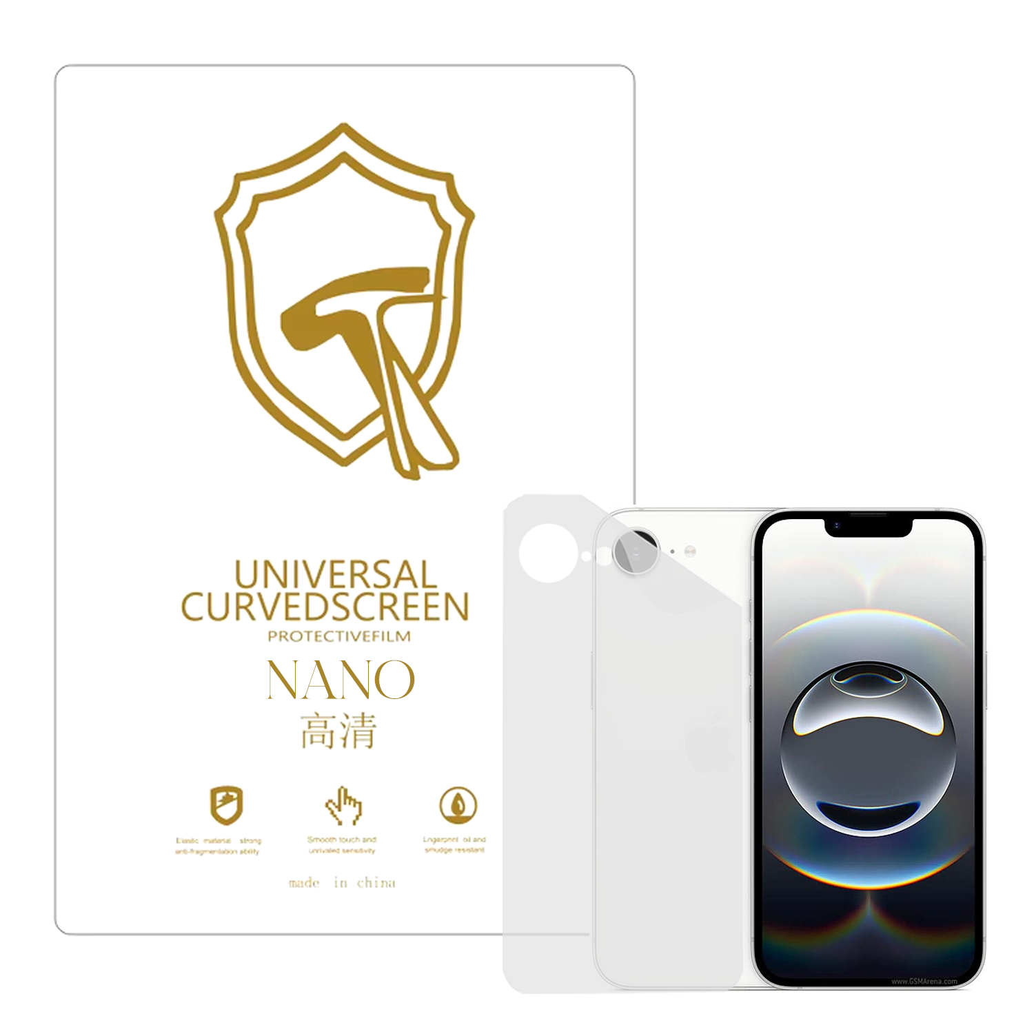 Microcase Iphone 16E ile Uyumlu Full Tpu Nano Arka Ekran Koruma Filmi - EKM102