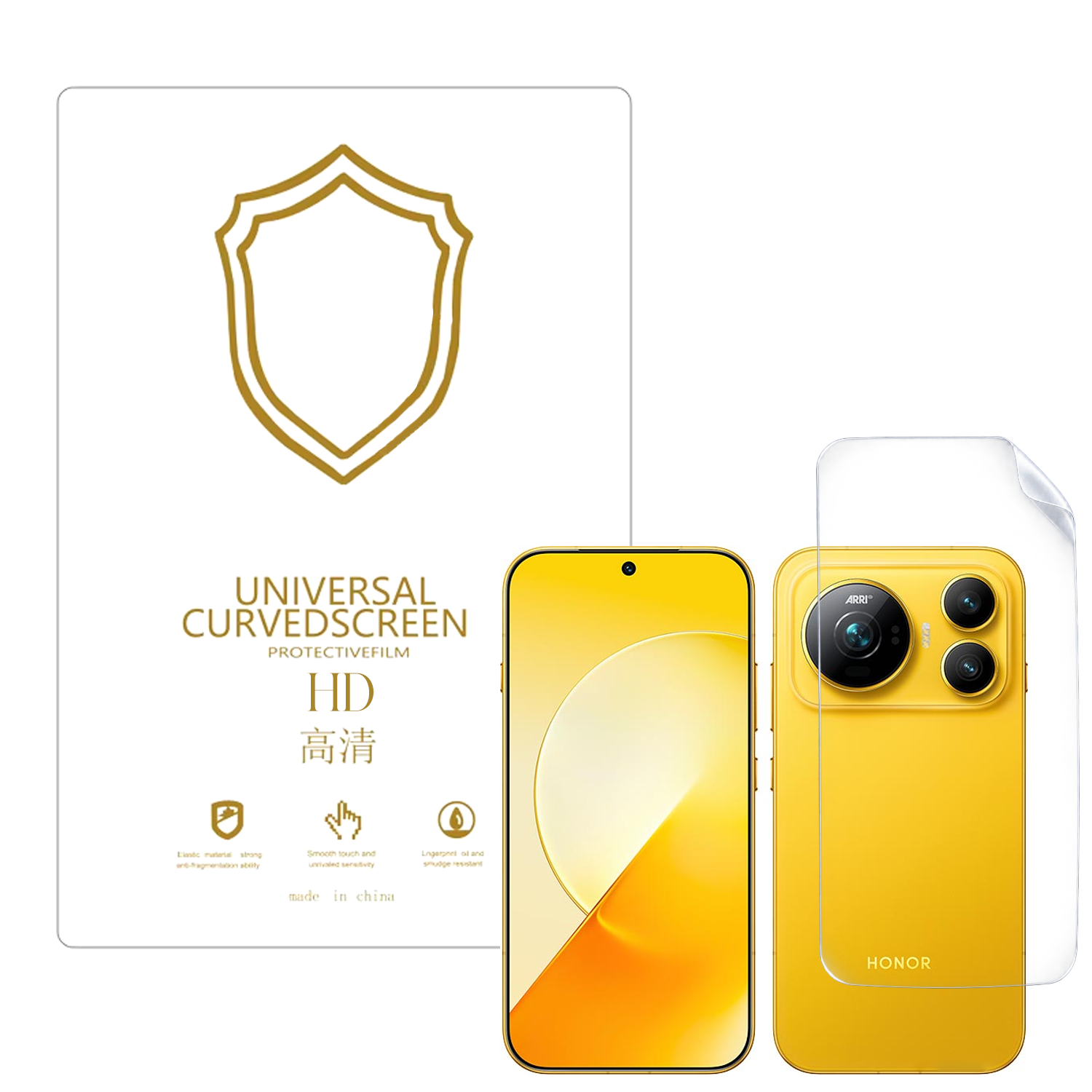 Microcase Honor Magic 9 ile Uyumlu Full Tpu Nano Arka Ekran Koruma Filmi - EKM102