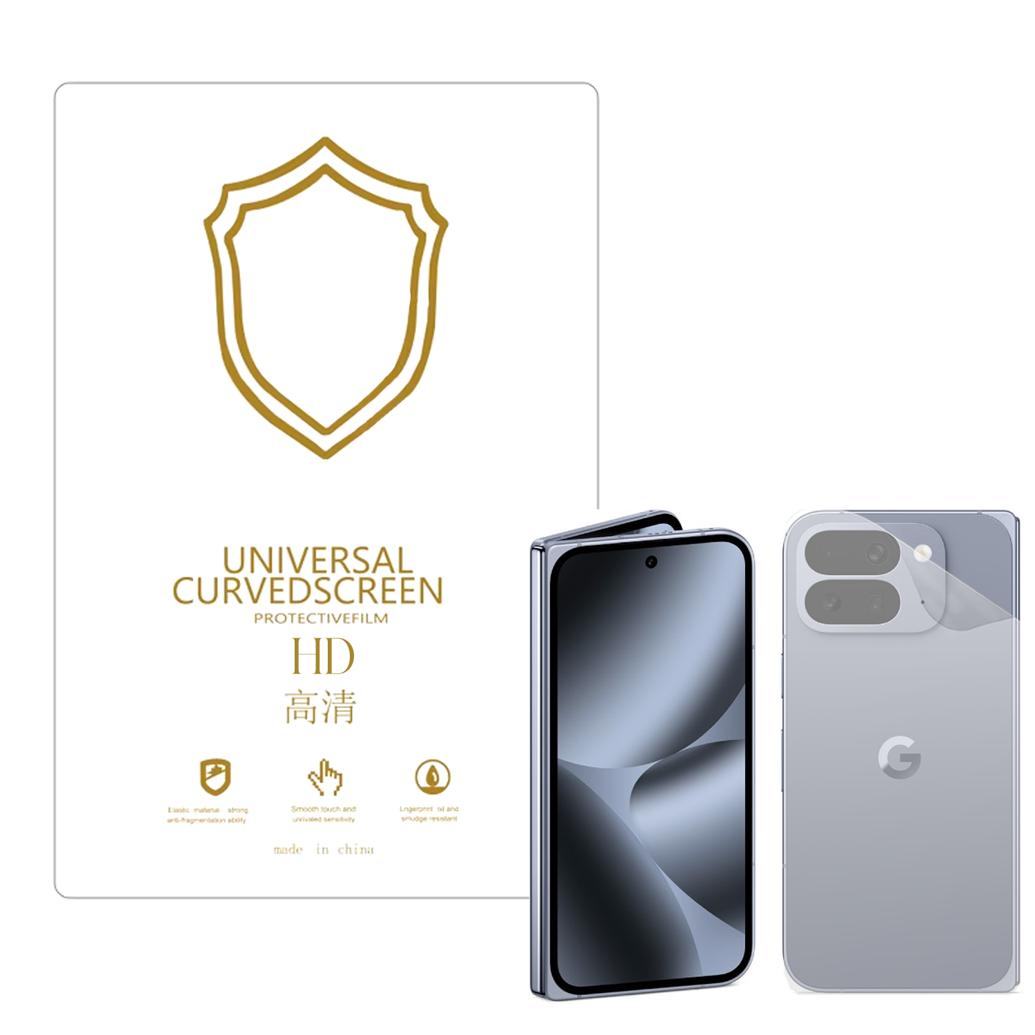 Microcase Google Pixel 10 Pro Fold ile Uyumlu Full Tpu Nano Arka Ekran Koruma Filmi - EKM102
