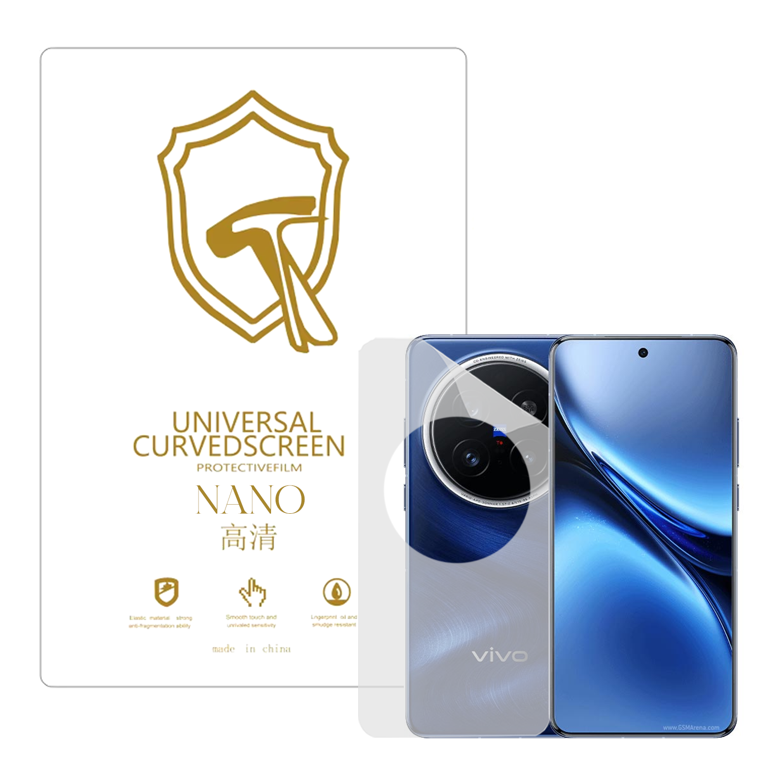 Microcase Vivo X200 Pro ile Uyumlu Full Tpu Nano Arka Ekran Koruma Filmi - EKM102