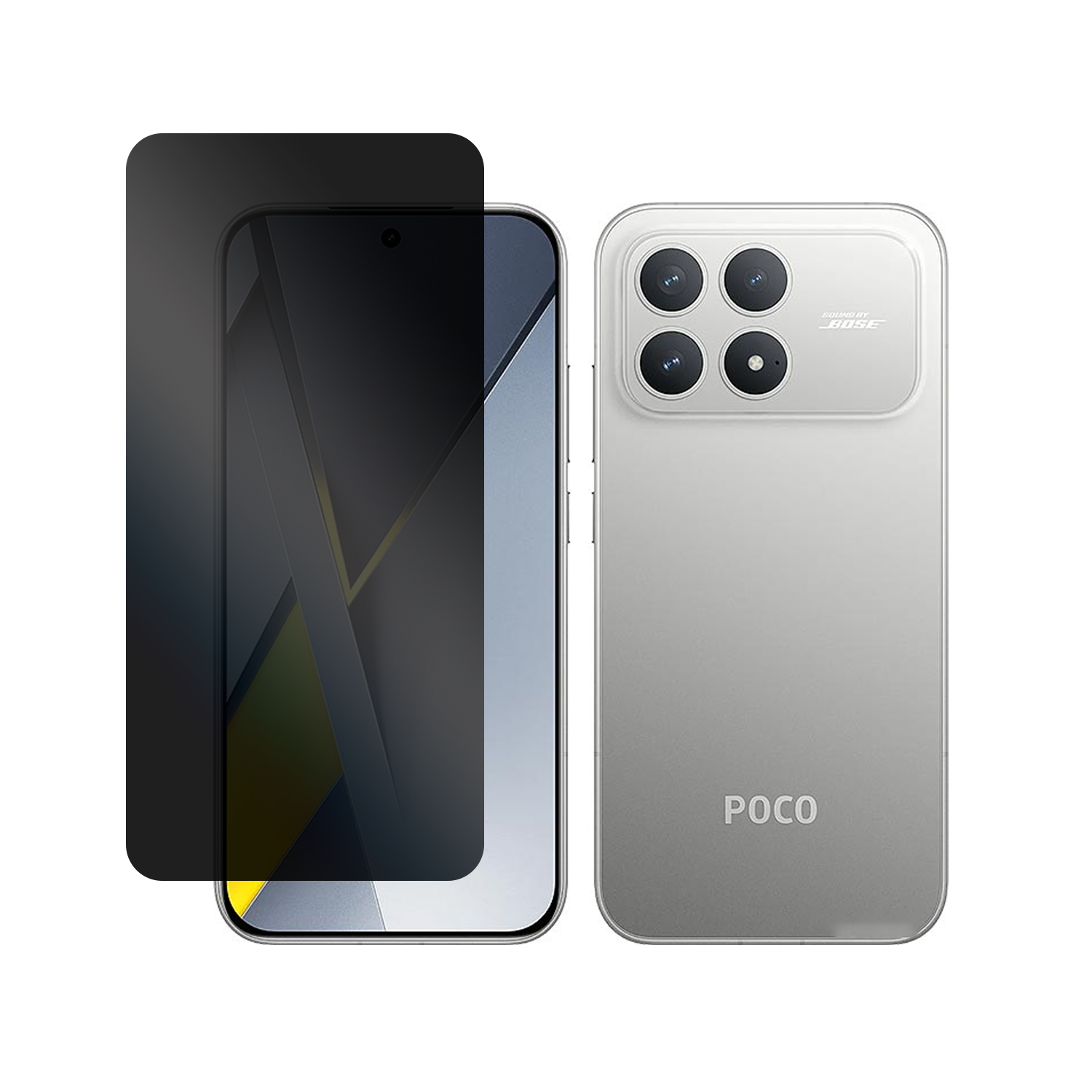 Microcase Xiaomi Poco F8 Pro Privacy Gizlilik Filtreli Tam Kaplayan Tempered Cam-AL3125