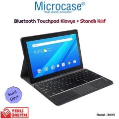 Microcase Lenovo Tab 4 10 Plus Bluetooth Touchpad Klavye + Standlı Kılıf - BKK5