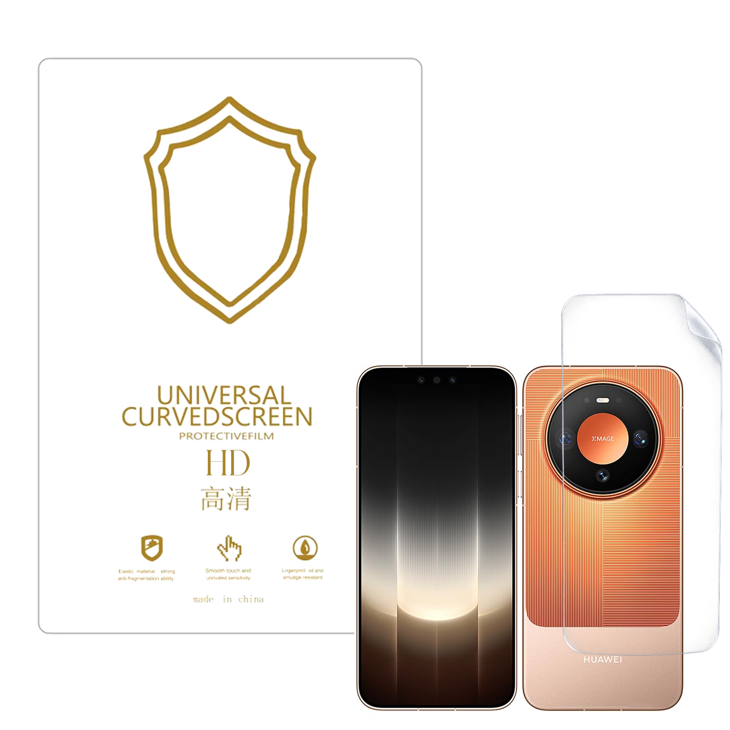 Microcase Huawei Mate 90 Pro ile Uyumlu Full Tpu Nano Arka Ekran Koruma Filmi - EKM102