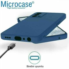 Microcase Xiaomi 13T / 13T Pro / K60 Ultra Campro Serisi Kamera Korumalı Silikon Kılıf - AL3427 Lacivert