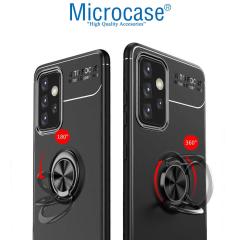 Microcase Samsung Galaxy A52S Focus Serisi Yüzüklü Kılıf - Siyah