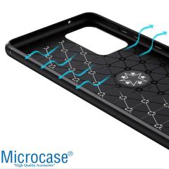Microcase Samsung Galaxy A52S Focus Serisi Yüzüklü Kılıf - Siyah