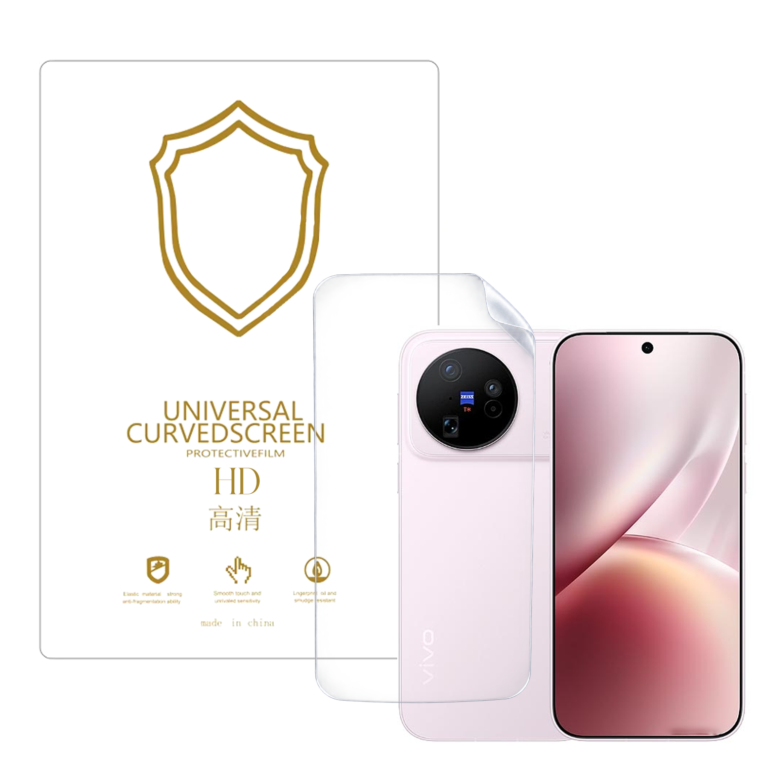 Microcase Vivo X500 ile Uyumlu Full Tpu Nano Arka Ekran Koruma Filmi - EKM102