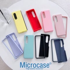 Microcase Samsung Galaxy Fold5 için Mat Yüzey Sert Plastik Kılıf - AL8848