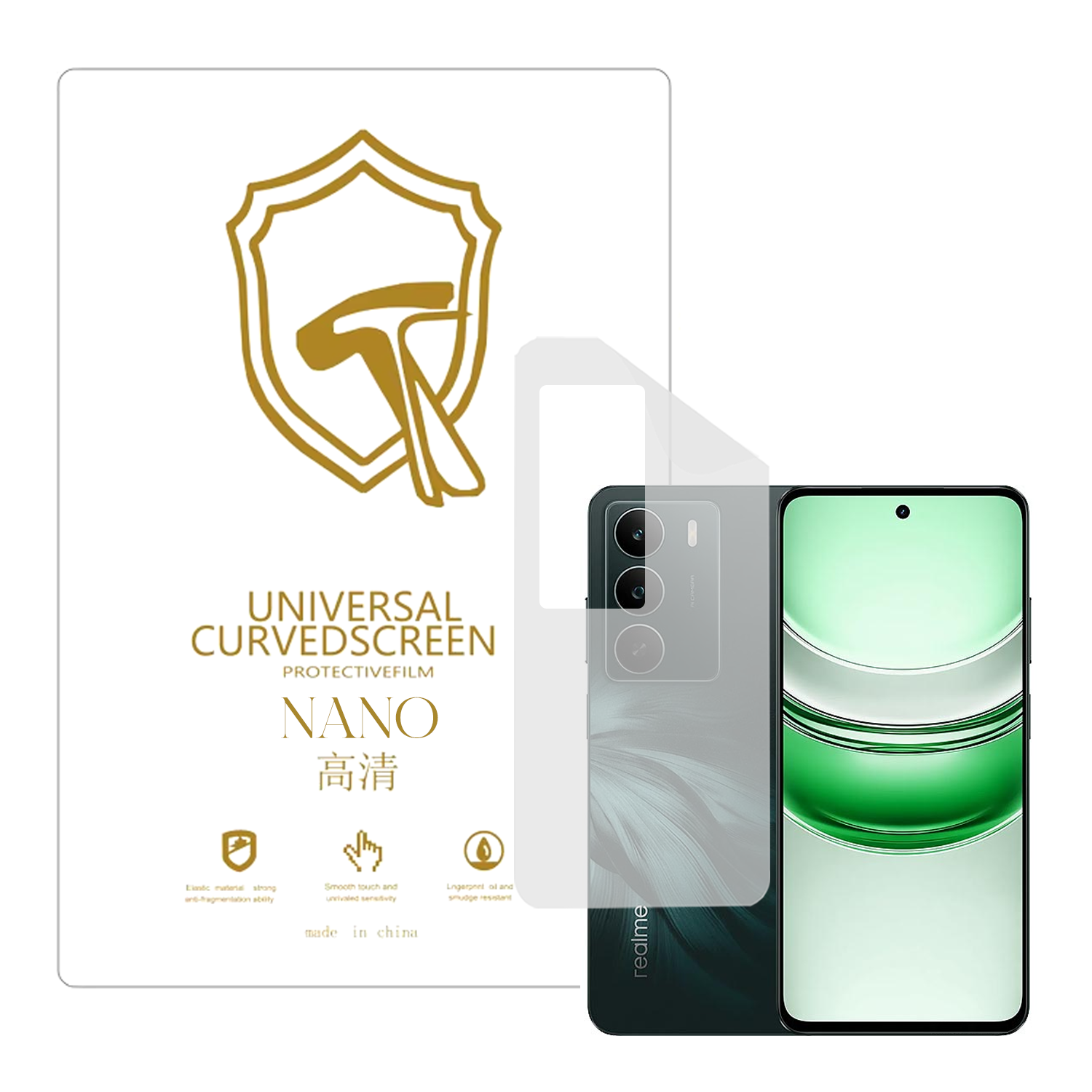 Microcase Realme C75 ile Uyumlu Full Tpu Nano Arka Ekran Koruma Filmi - EKM102
