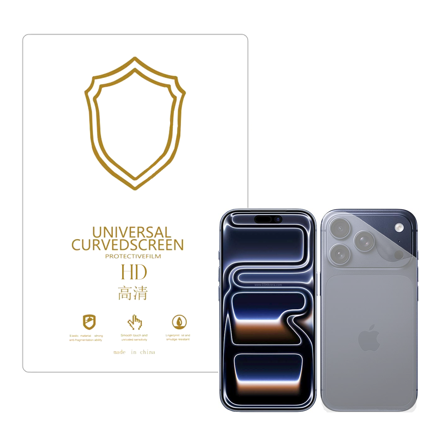 Microcase iPhone 17 Pro ile Uyumlu Full Tpu Nano Arka Ekran Koruma Filmi - EKM102