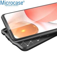 Microcase Samsung Galaxy A52S Leather Silikon Kılıf - Siyah