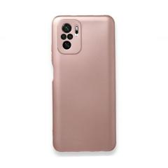 Microcase Xiaomi Redmi Note 10 Premium Matte Silikon Kılıf-RoseGold