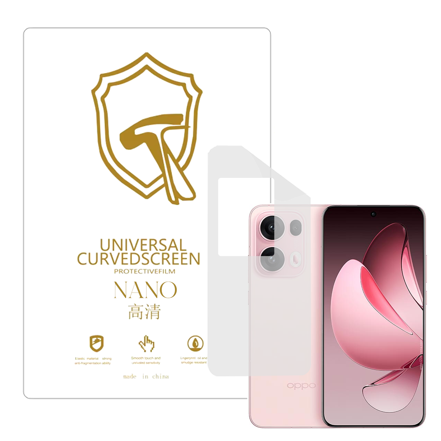 Microcase Oppo Reno 13 Pro 5G ile Uyumlu Full Tpu Nano Arka Ekran Koruma Filmi - EKM102
