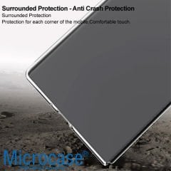 Microcase Honor Magic V3 ile Uyumlu  Sert Kristal Kapaklı Kılıf Şeffaf- AL3157