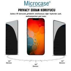 Microcase Redmi K90 Pro Max Privacy Gizlilik Filtreli Tam Kaplayan Tempered Cam-AL3125