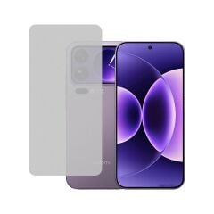 Microcase Xiaomi 17 Pro Max Tam Kaplayan Çerçeveli Mat Cam Koruma - AL3124