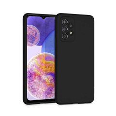 Microcase Samsung Galaxy A23 Matte Serisi Kamera Korumalı Silikon TPU Kılıf - Siyah