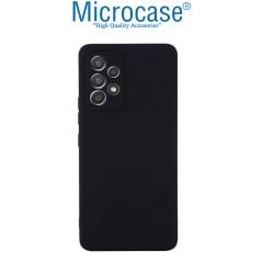 Microcase Samsung Galaxy A23 Matte Serisi Kamera Korumalı Silikon TPU Kılıf - Siyah