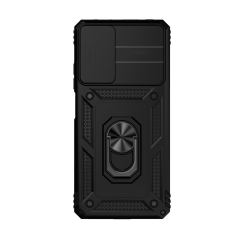 Microcase OnePlus 13T QUBEC Serisi Kamera Kapaklı Yüzük Standlı Kılıf-AL5117