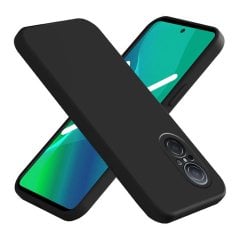 Microcase Huawei Nova 9 SE Matte Serisi Kamera Korumalı Silikon TPU Kılıf - Siyah
