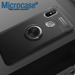 Xiaomi Mi 8 SE Focus Yüzük Standlı Kılıf + CAM (SEÇİN)
