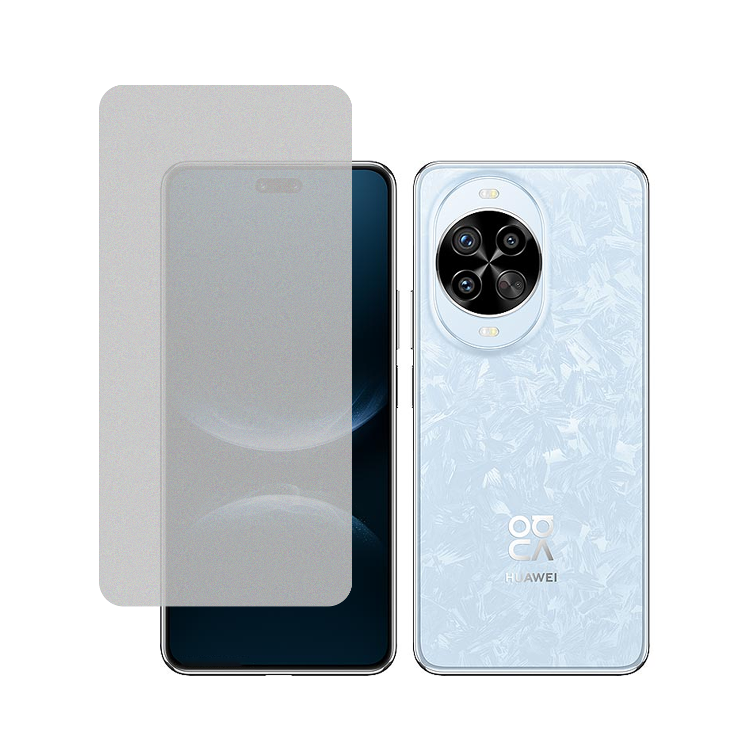 Microcase Huawei Nova 14 Pro Tam Kaplayan Çerçeveli Mat Cam Koruma - AL3124