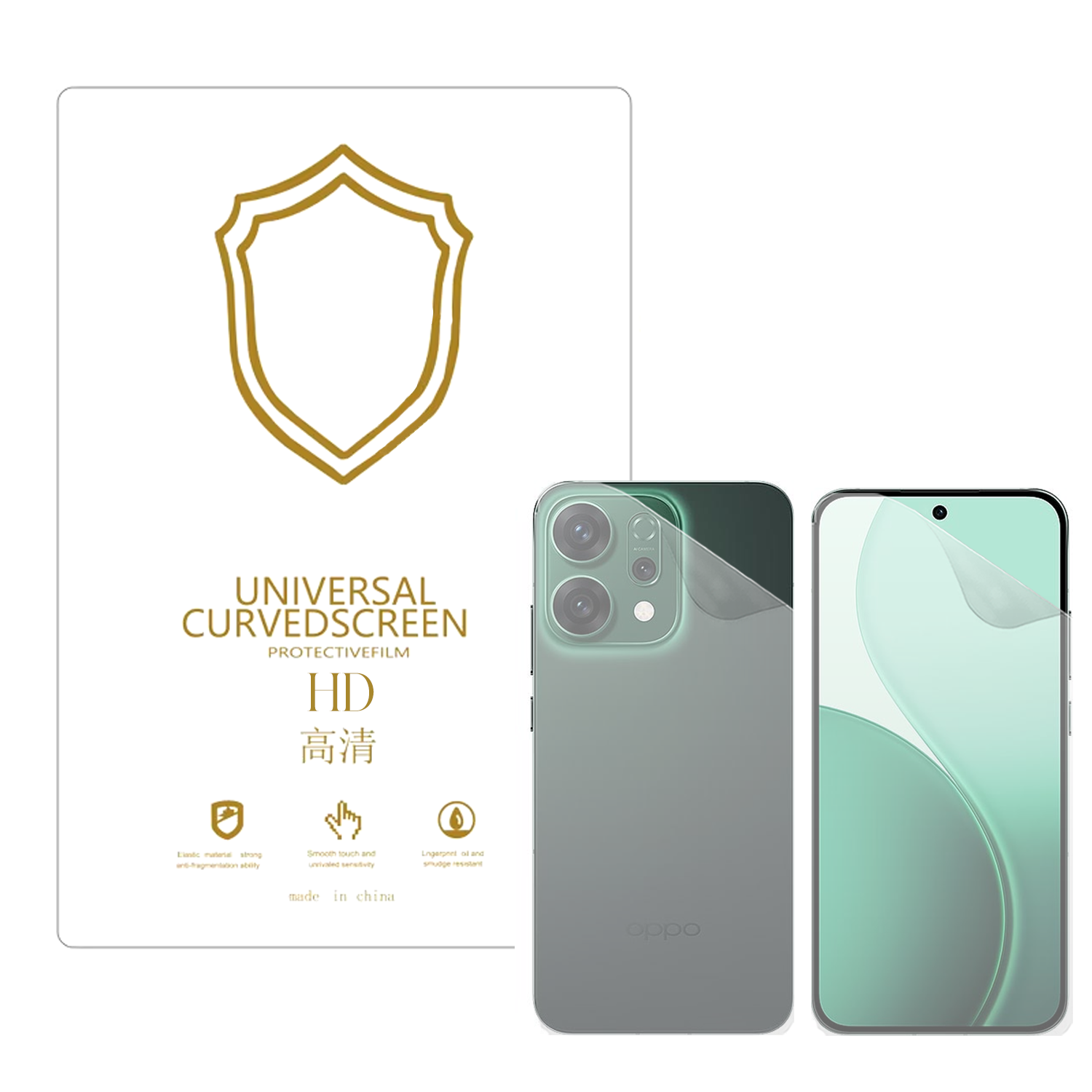 Microcase Oppo Reno 14 ile Uyumlu Full Tpu Ön Arka Nano Koruma- EKM103