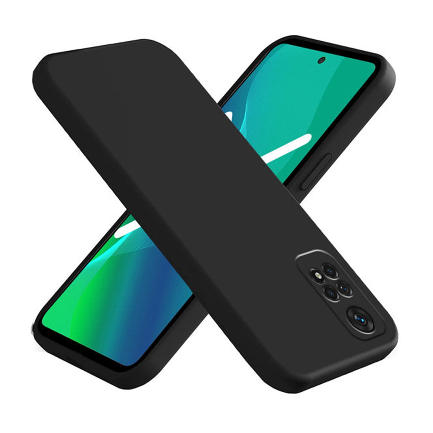 Microcase Xiaomi Redmi Note 11 Pro 5G Global Matte Serisi Kamera Korumalı Silikon TPU Kılıf - Siyah