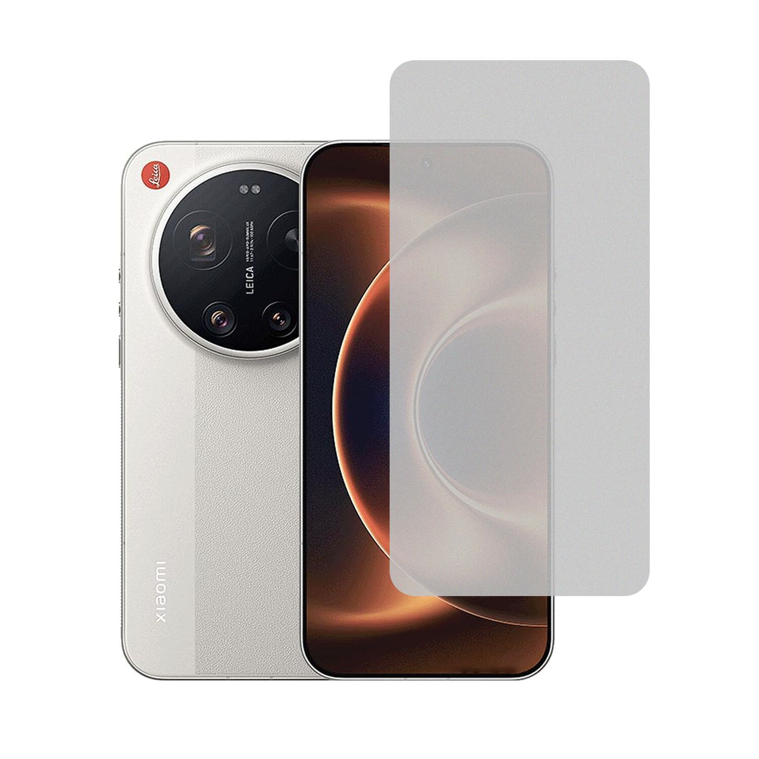 Microcase Xiaomi 17 Ultra Tam Kaplayan Çerçeveli Mat Cam Koruma - AL3124