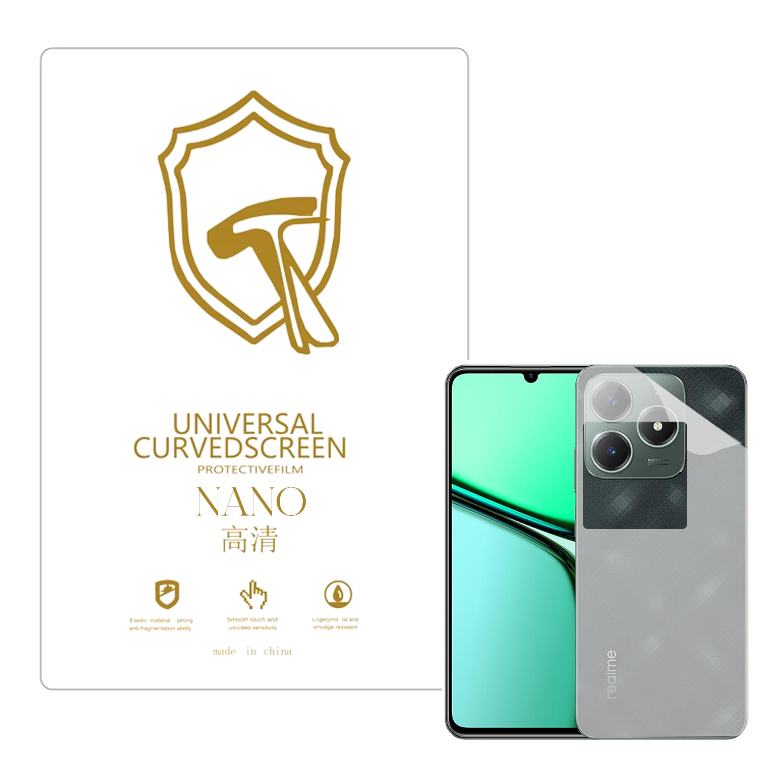 Microcase Realme C61 ile Uyumlu Full Tpu Nano Arka Ekran Koruma Filmi - EKM102