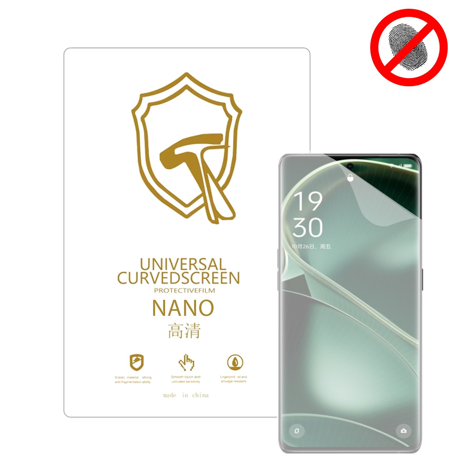 Microcase OPPO Find X6  ile Uyumlu Full Tpu Nano Ön Ekran Koruma Filmi - EKM101