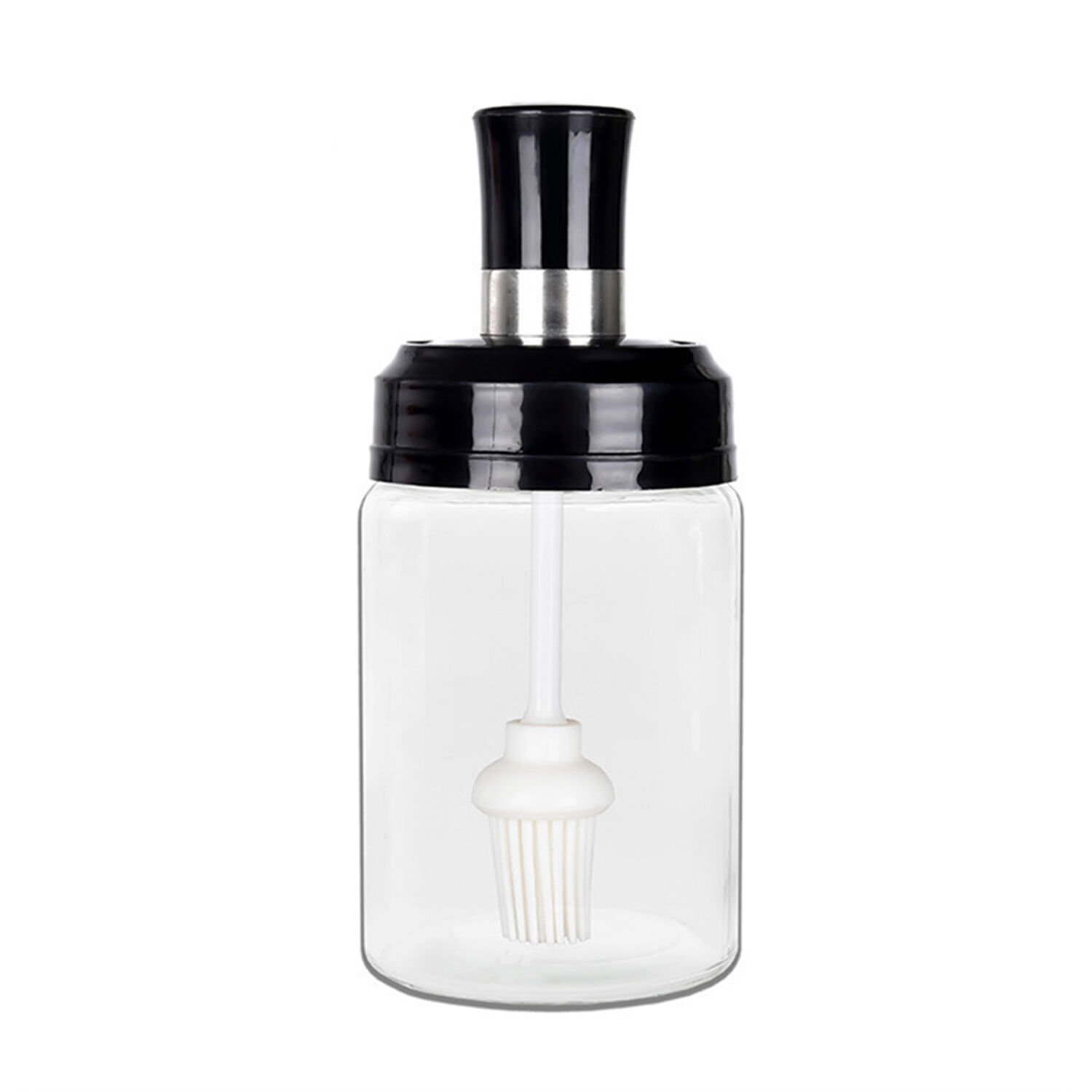 Microcase Kendinden Silikon Fırçalı Cam Yağlık Sosluk Sirkelik AL3980