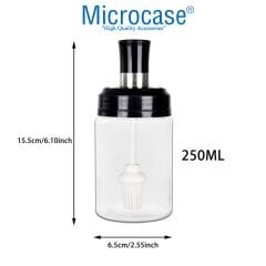 Microcase Kendinden Silikon Fırçalı Cam Yağlık Sosluk Sirkelik AL3980