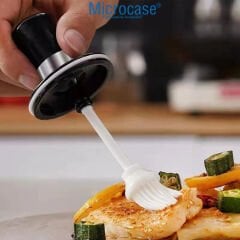 Microcase Kendinden Silikon Fırçalı Cam Yağlık Sosluk Sirkelik AL3980