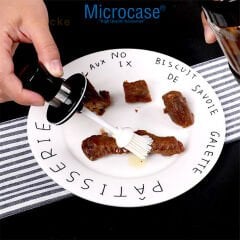 Microcase Kendinden Silikon Fırçalı Cam Yağlık Sosluk Sirkelik AL3980