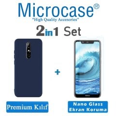 Nokia 5.1 Plus Premium Matte Silikon Kılıf + NANO (SEÇİN)