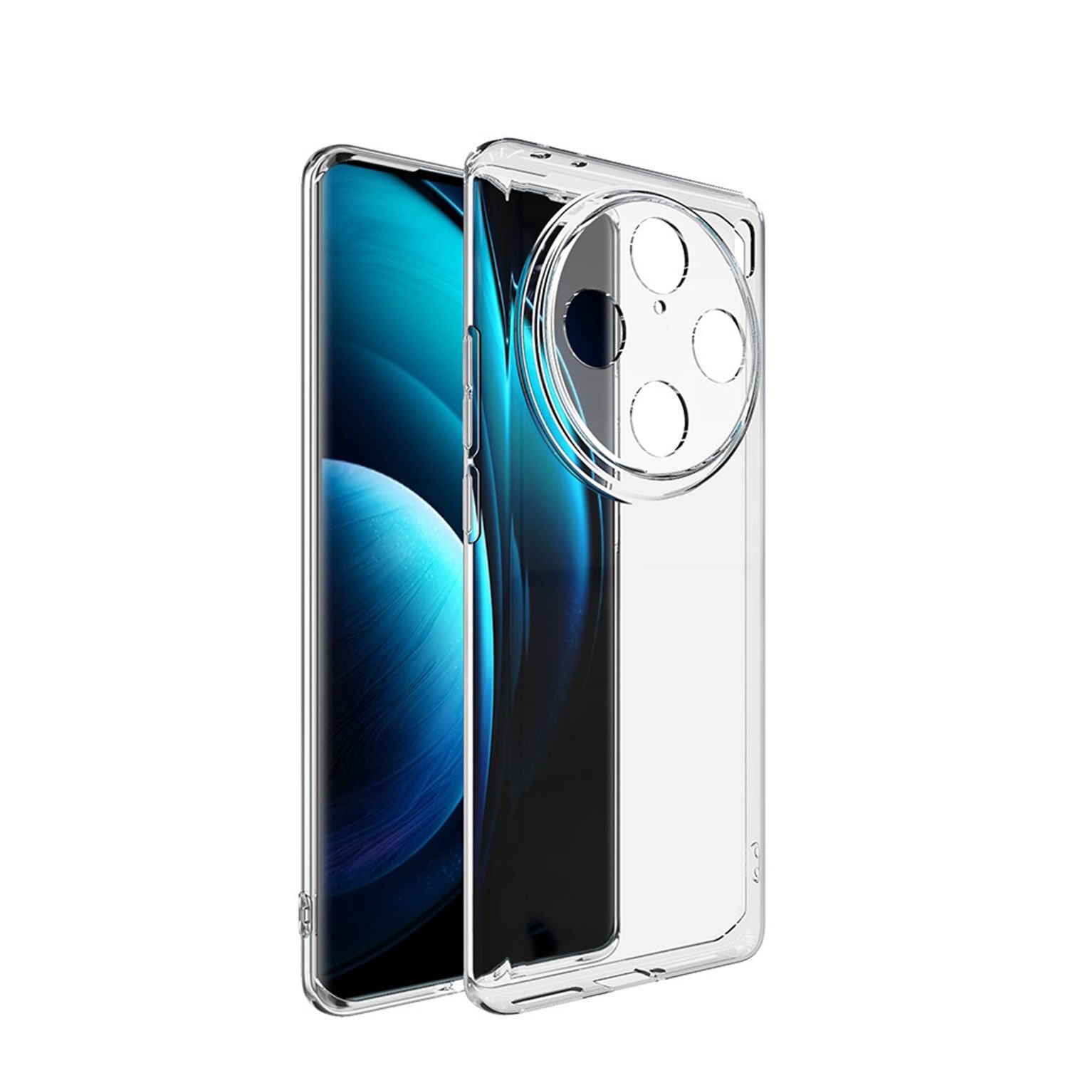 Microcase Vivo X100 Pro ile Uyumlu  Slim Serisi Soft TPU Silikon Kılıf - Şeffaf AL3324