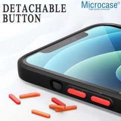 Microcase Xiaomi Poco F4 London Serisi Darbeye Dayanıklı Kılıf - Buzlu Siyah