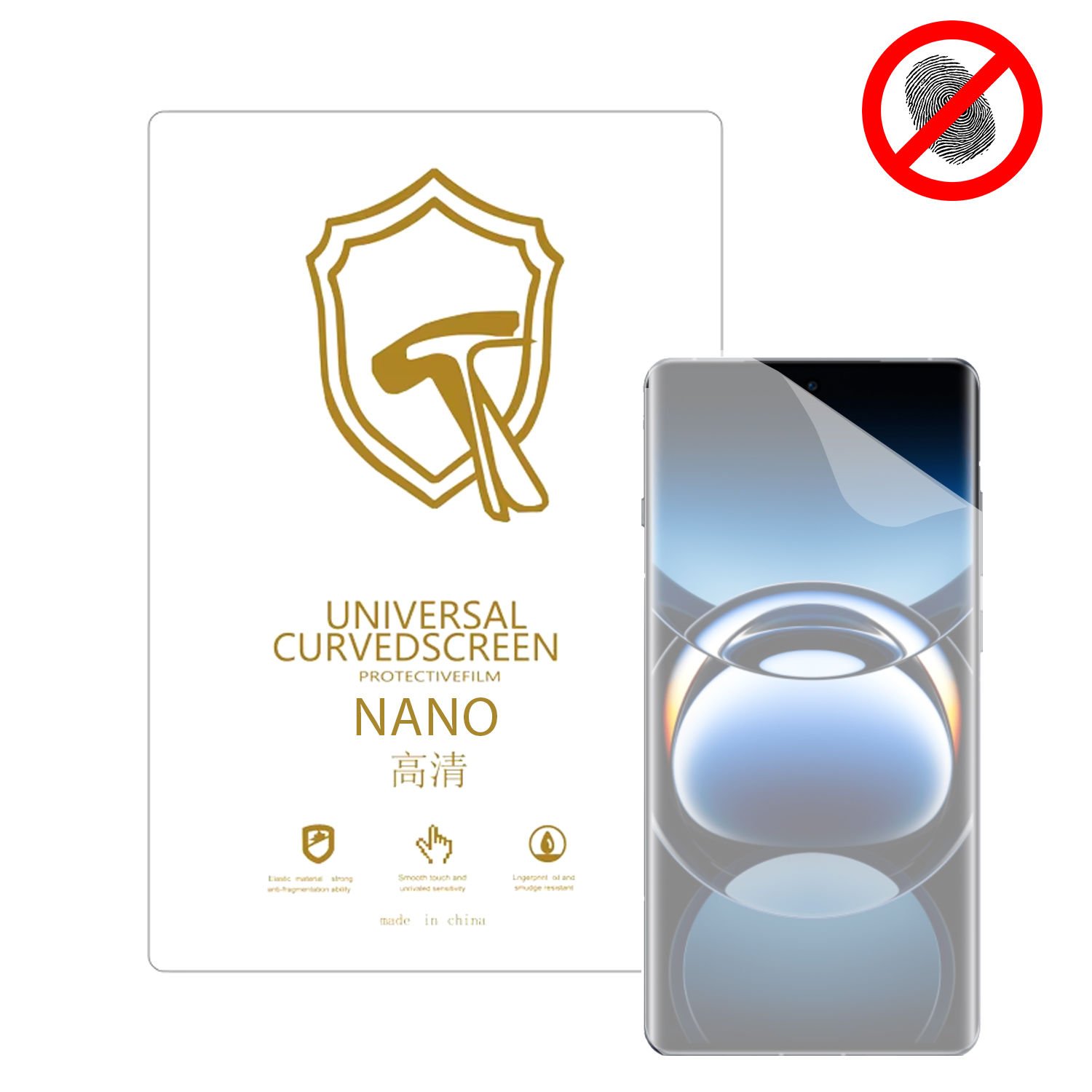 Microcase OPPO Find X7 Ultra   ile Uyumlu Full Tpu Nano Ön Ekran Koruma Filmi - EKM101