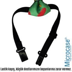 Microcase Kedi Köpek Papyon Lastik Kayışlı Plastik Klipsli Tasma - Ice Cream AL2811
