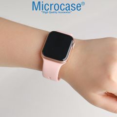 Microcase Apple Watch Series 10 42mm ile Uyumlu Silikon Kordon Kayış - KY46-1