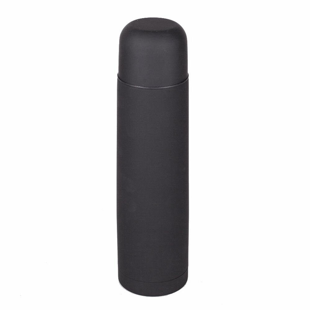 Microcase Deri Kılıflı Paslanmaz Çelik 750 ml 12 Saat Sıcak Soğuk Tutan Çay Kahve Su Termosu - AL3676 Siyah